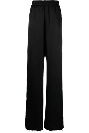 Vetements Bukser med brede ben og satin-finish