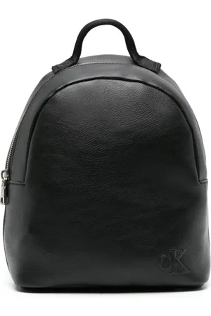 Calvin Klein Logopræget rygsæk i læder