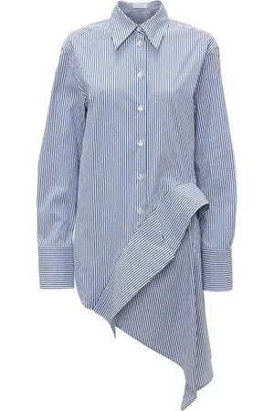 J.W.Anderson Langærmet draperet T-shirt med striber