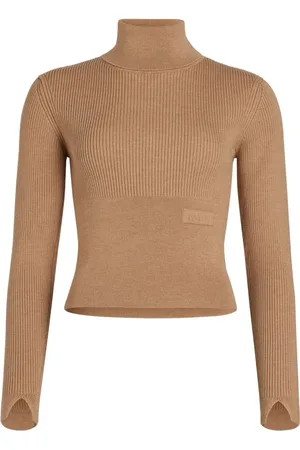 Patou Ribbet sweater med rullekrave