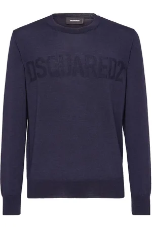 Dsquared2 Trøje med rund hals og logotryk