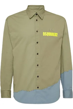 Dsquared2 Skjorte med colourblocking og logotryk