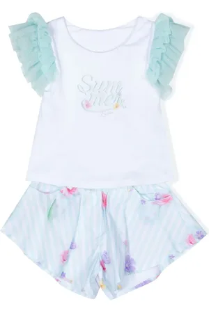 Lapin House Shortssæt med blomstertryk