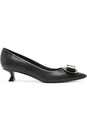 Salvatore Ferragamo New Vara 40mm pumps i læder