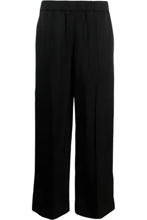 Jil Sander Jeans med elastisk talje og brede ben