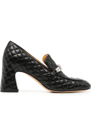 Madison.Maison Quiltede pumps med krystaludsmykning