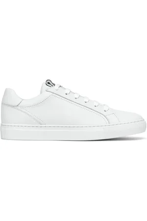 Brunello Cucinelli Sneakers i læder med Monili-detalje