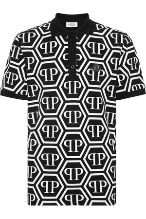 Philipp Plein Polo med monogramtryk