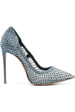 LE SILLA Gilda 115mm pumps med krystaludsmykning