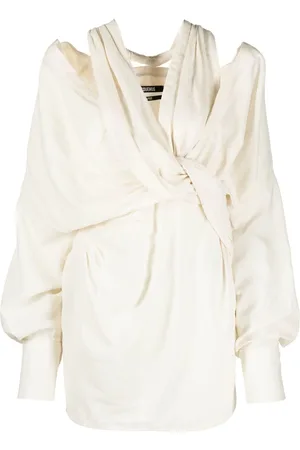 Jacquemus Kort draperet La Robe Agui kjole