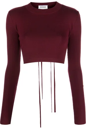 MONSE Sweatshirt med snøredetalje