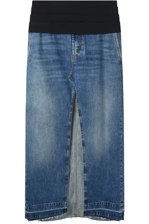 Stella McCartney Lang denimnederdel