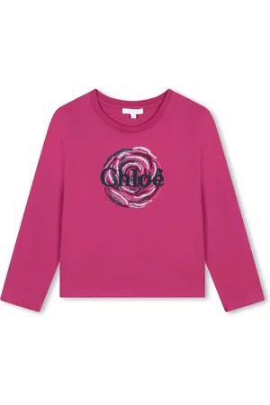 Chloé T-shirt med broderet logo