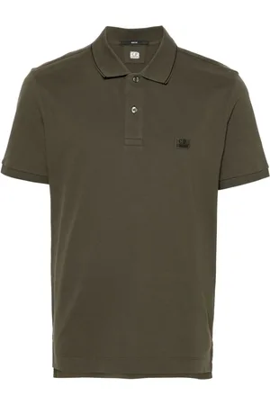 C.P. Company Polo i piqué med logomærke