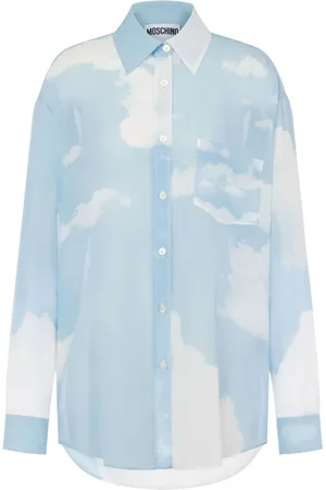 Moschino Transparent Sky skjorte