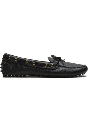 CAR SHOE Loafers med grynet læder