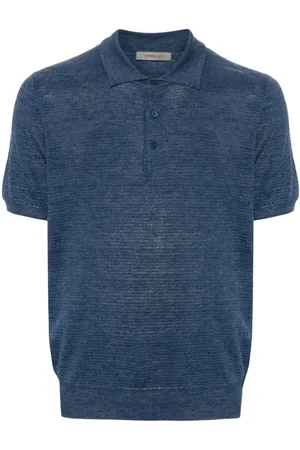corneliani Polo med jacquard-mønster
