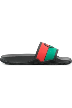 Gucci Interlocking-G sandaler med Web-stribe