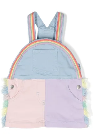 Stella McCartney Overall-kjole med patchwork