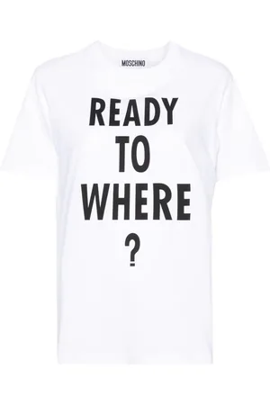 Moschino T-shirt med tekst-tryk