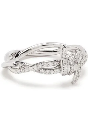 STEPHEN WEBSTER Thorn Forget Me Knot diamantring i 18 karat hvidguld
