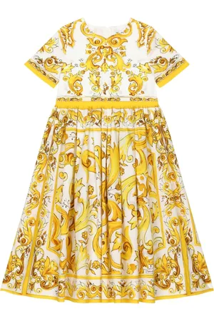 Dolce & Gabbana Kortærmet Majolica kjole