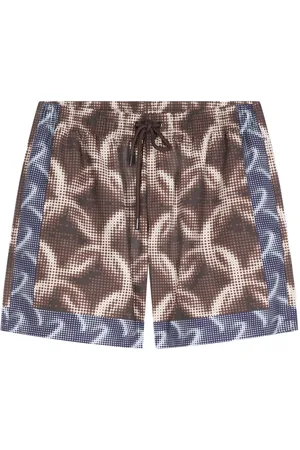 DRIES VAN NOTEN Badeshorts med kædetryk