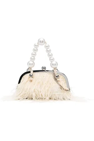 MONNALISA Clutch med fjerdetalje