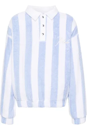 Rhude Stribet polo i frotté