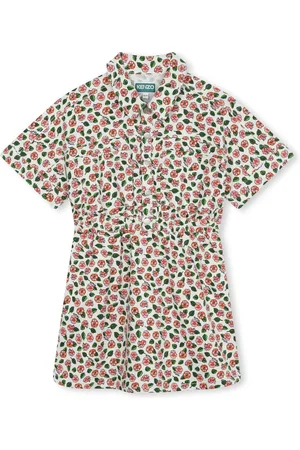 Kenzo Skjortekjole med blomstertryk