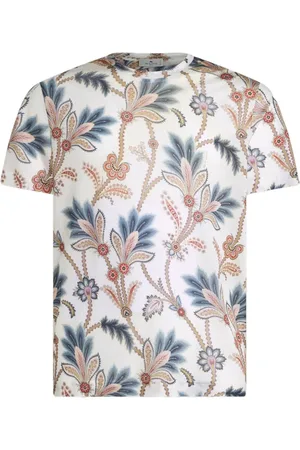 Etro Kortærmet T-shirt med tryk