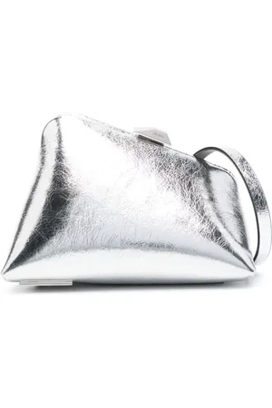 The Attico Lille Midnight clutch i læder