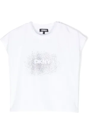 DKNY T-shirt med logotryk