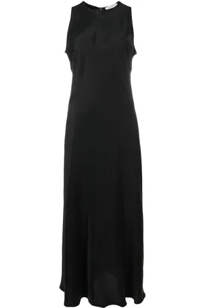 ASCENO Mellemlang Valencia silkekjole