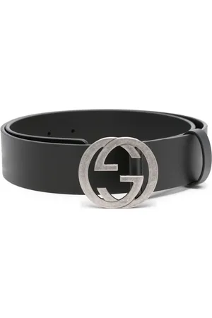 Gucci Læderbælte med GG-logospænde