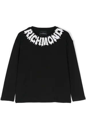 John Richmond T-shirt med logotryk