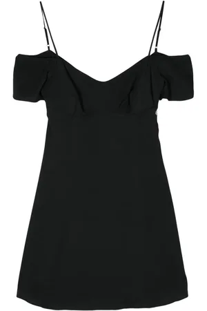 Calvin Klein Kort kjole med cold-shoulder-snit og svaj