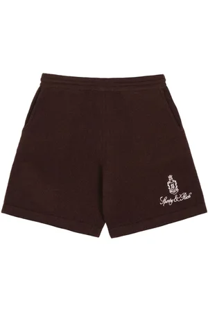 Sporty & Rich Vendome shorts med broderet logo