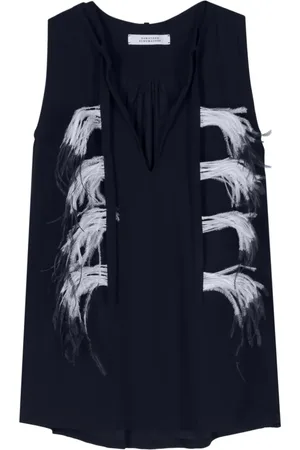 Dorothee Schumacher Bluse med fjerdetalje