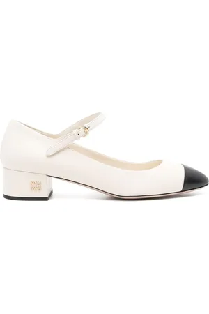 Miu Miu 40 mm pumps i læder