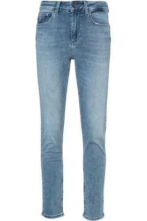 Liu Jo Højtaljede skinny-jeans med cropped pasform