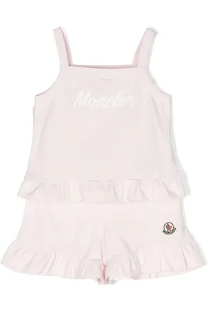 Moncler Shorts-sæt med logoapplikation