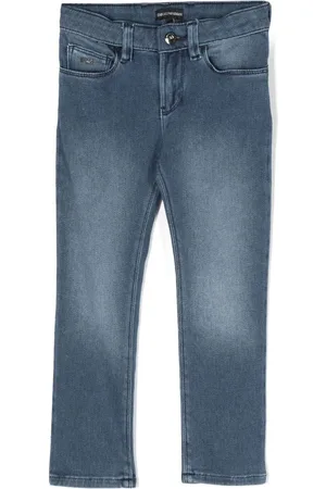 Emporio Armani Denimjeans med slitageeffekt