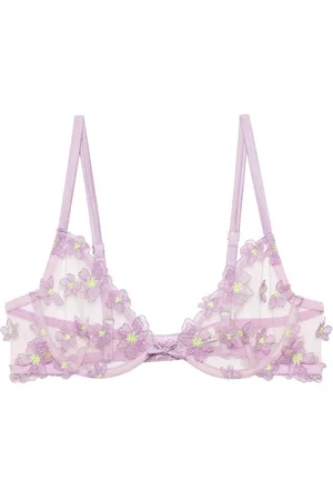 FLEUR DU MAL Demi-bh med blomstrede blonder