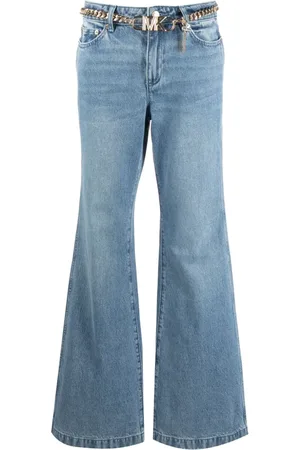 Michael Kors Jeans med bootcut-snit og bælte