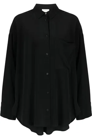 By Malene Birger Langærmet Derris silkebluse