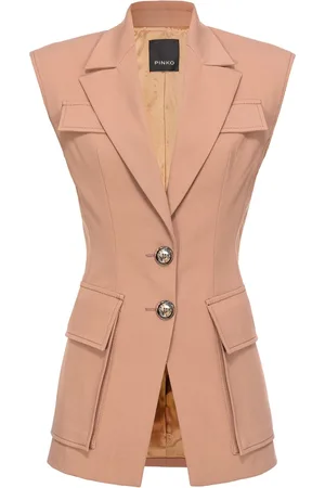 Pinko Enkeltradet blazer uden ærmer