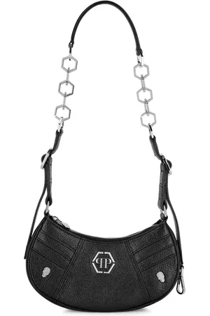 Philipp Plein Mini skuldertaske i læder