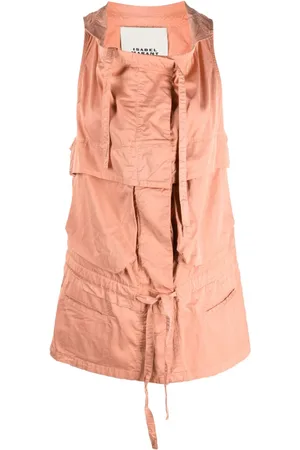Isabel Marant Nadea vest med snoretræk-detalje