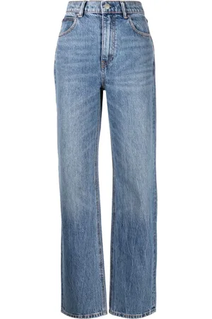 Alexander Wang Jeans med lige ben og mellemhøj talje
